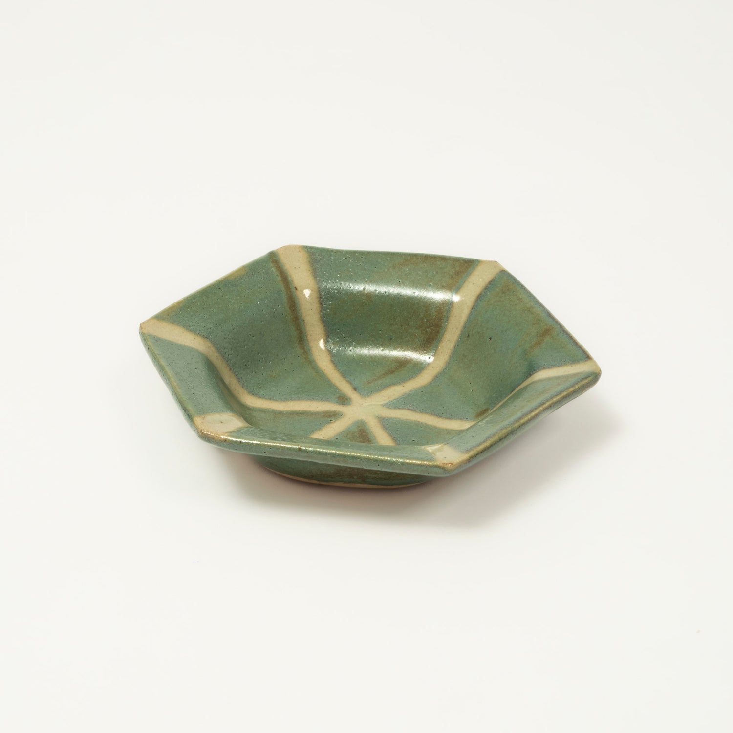 [BEAMS JAPAN] 5671-0735-064 HAMADAGAMA × FENNICA HEXAGON PLATE _ BLUE