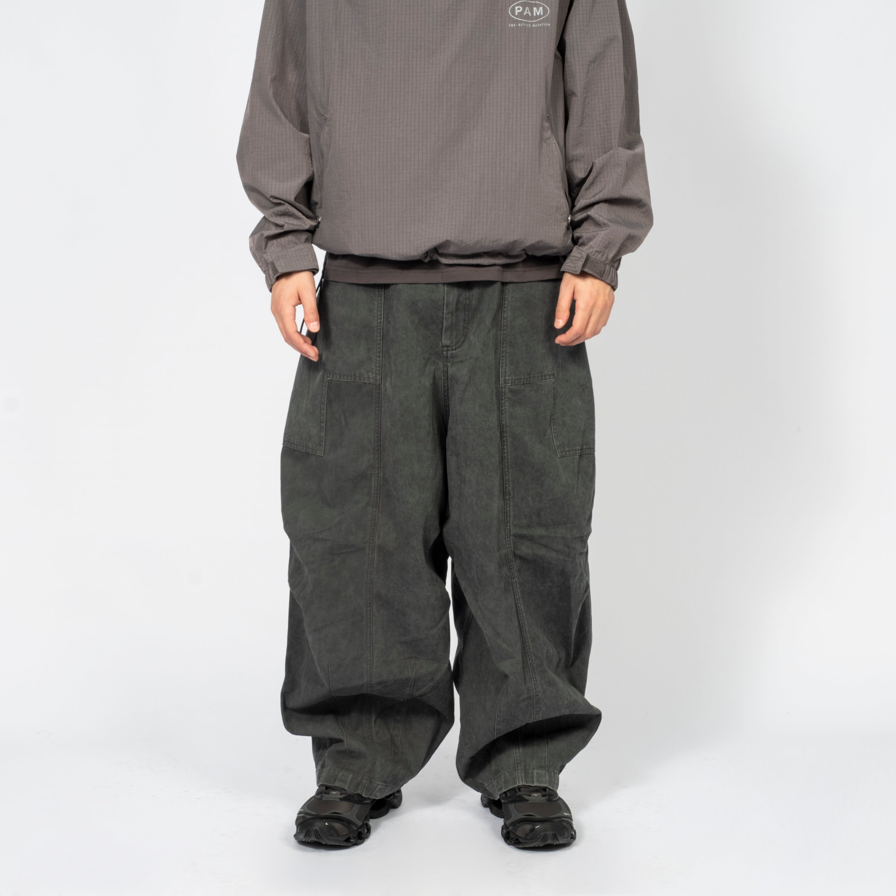 [PAM] CHOOSE PONDERING  PANT _ BLACK WASH