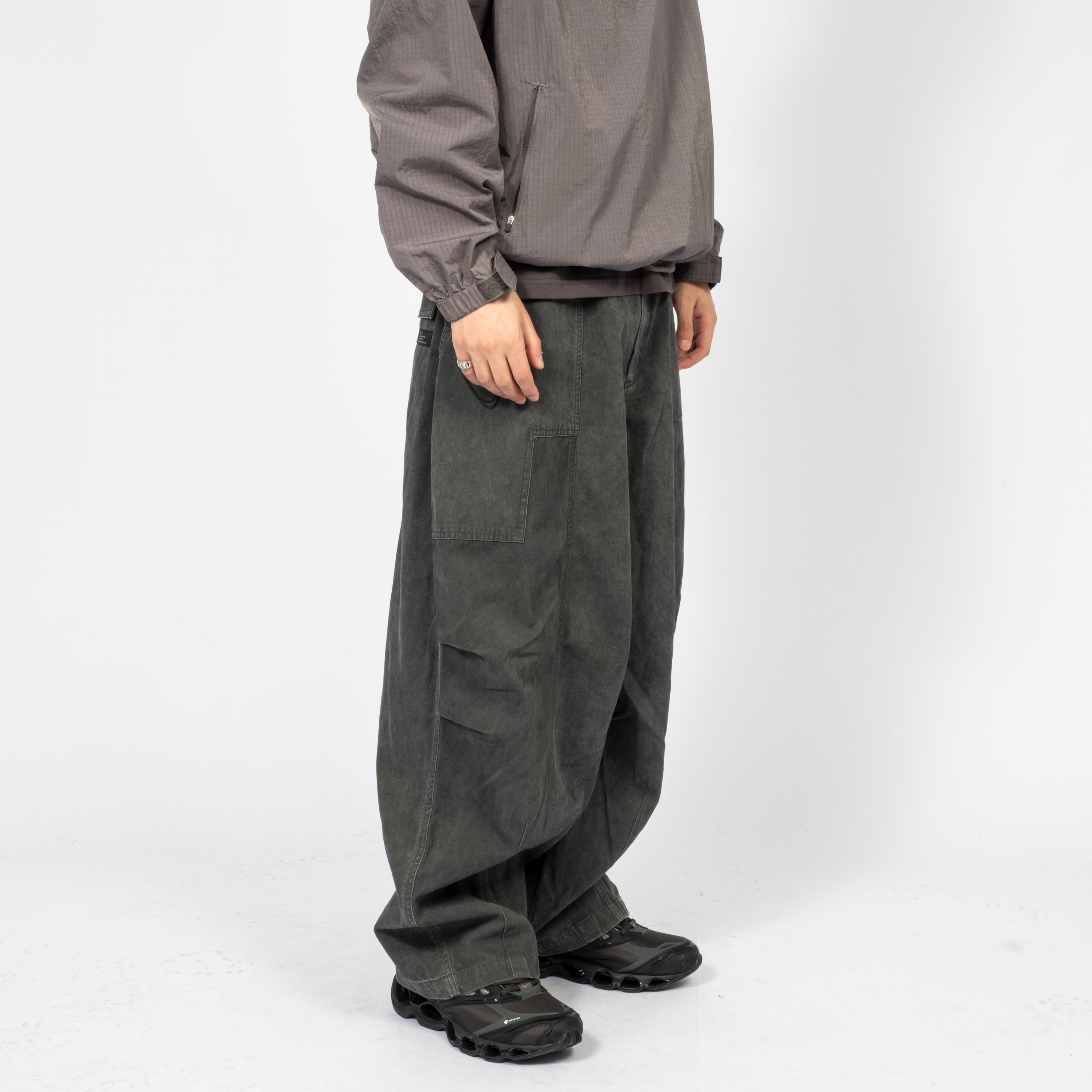 [PAM] CHOOSE PONDERING  PANT _ BLACK WASH