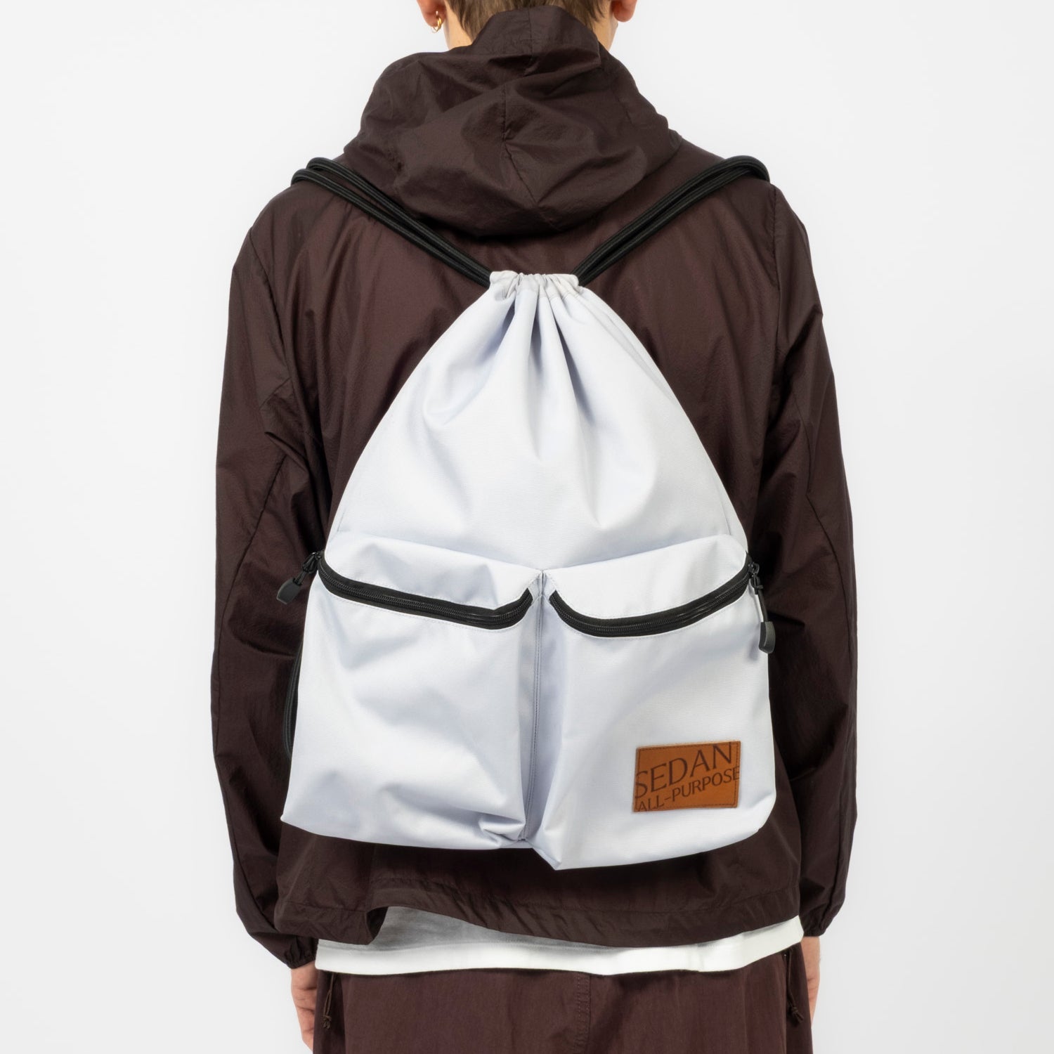 [SEDAN ALL-PURPOSE] DRAWSTRING KNAPPSACK _ PALE BLUE