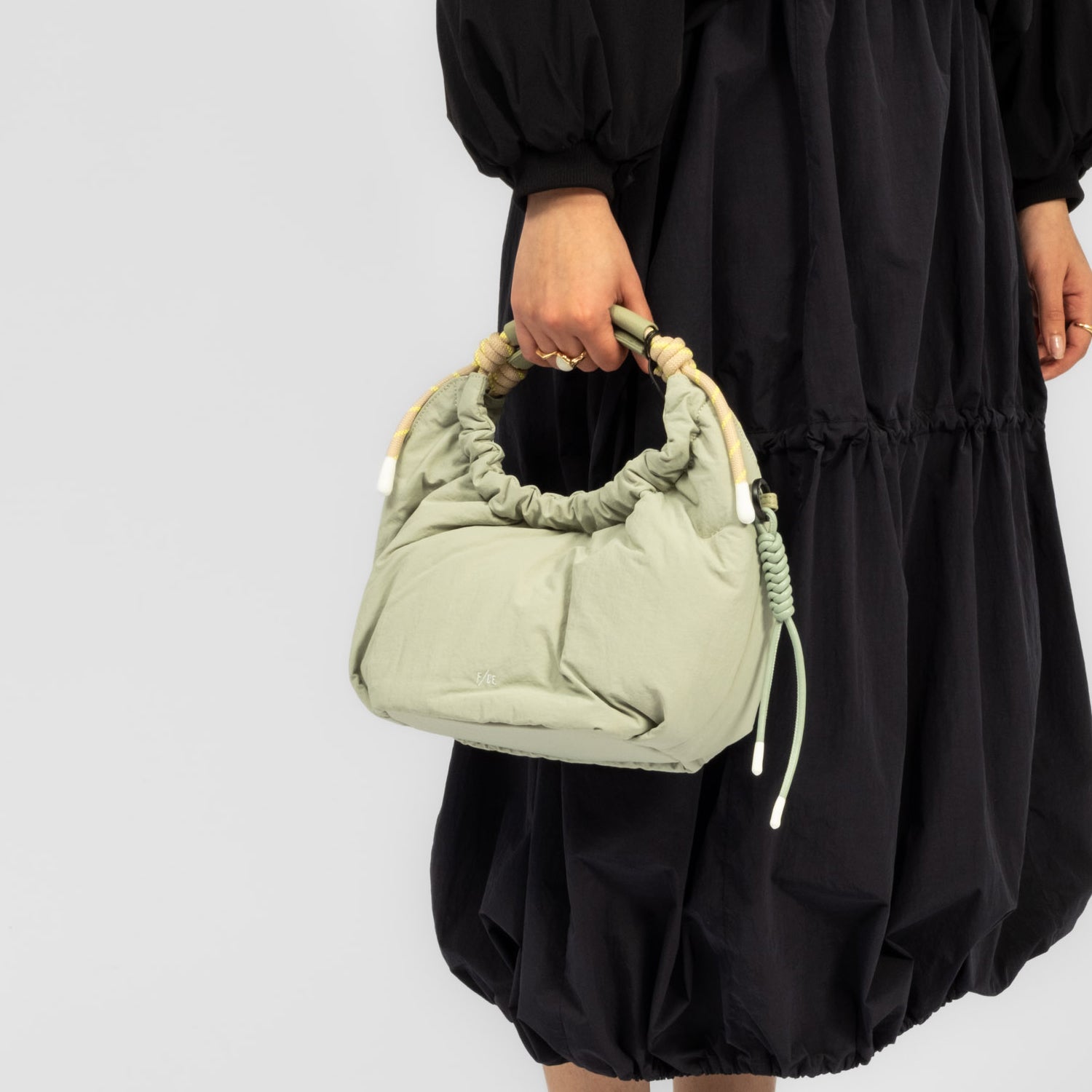 [F/CE] PAPER NYLON HANDLE BAG _ MINT GREEN