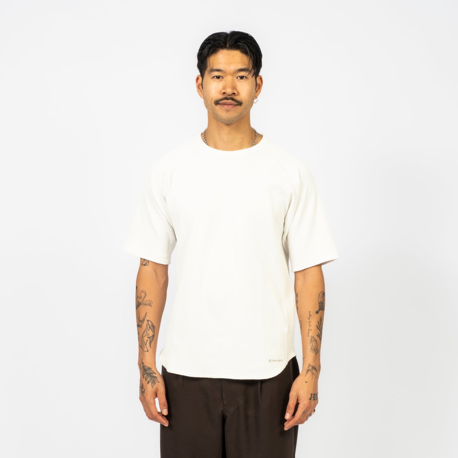 [SNOW PEAK] DRY WAFFLE T-SHIRT _ OFF WHITE