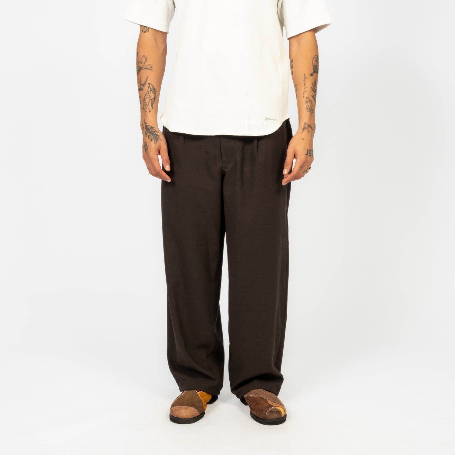 [SNOW PEAK] RELAX DRY WIDE PANTS _ BROWN