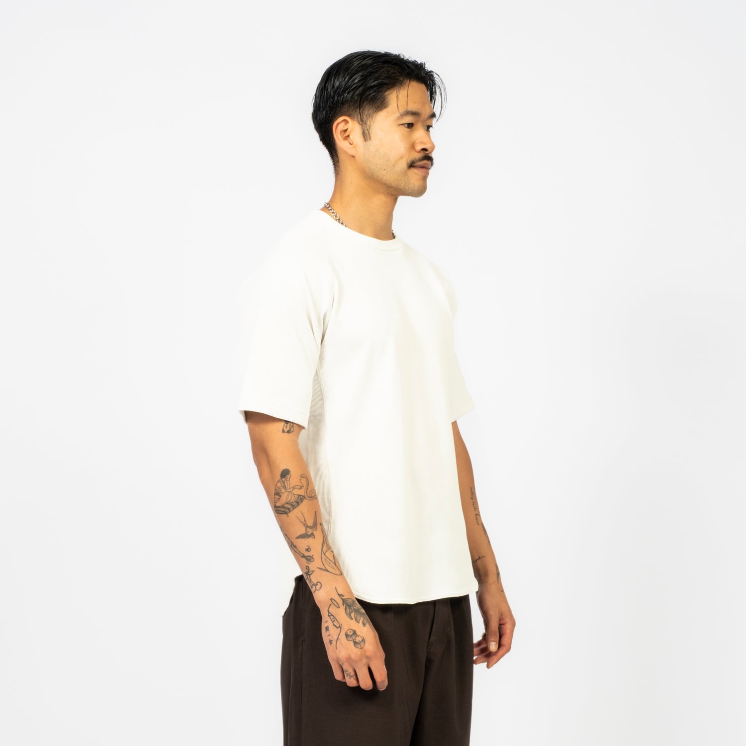 [SNOW PEAK] DRY WAFFLE T-SHIRT _ OFF WHITE