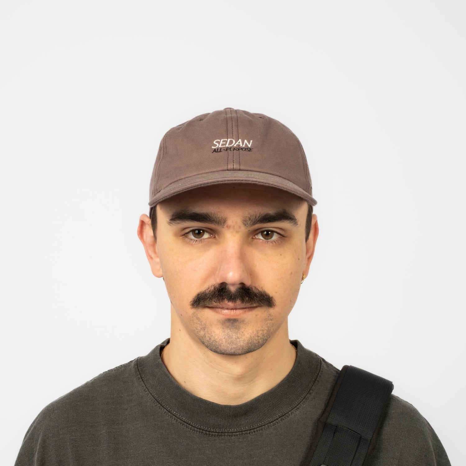 [SEDAN ALL-PURPOSE] OG LOGO COTTON TWILL BB CAP _ ROSE BROWN