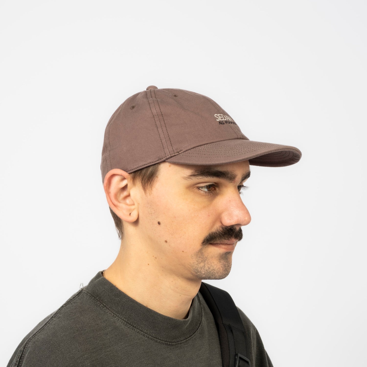 [SEDAN ALL-PURPOSE] OG LOGO COTTON TWILL BB CAP _ ROSE BROWN