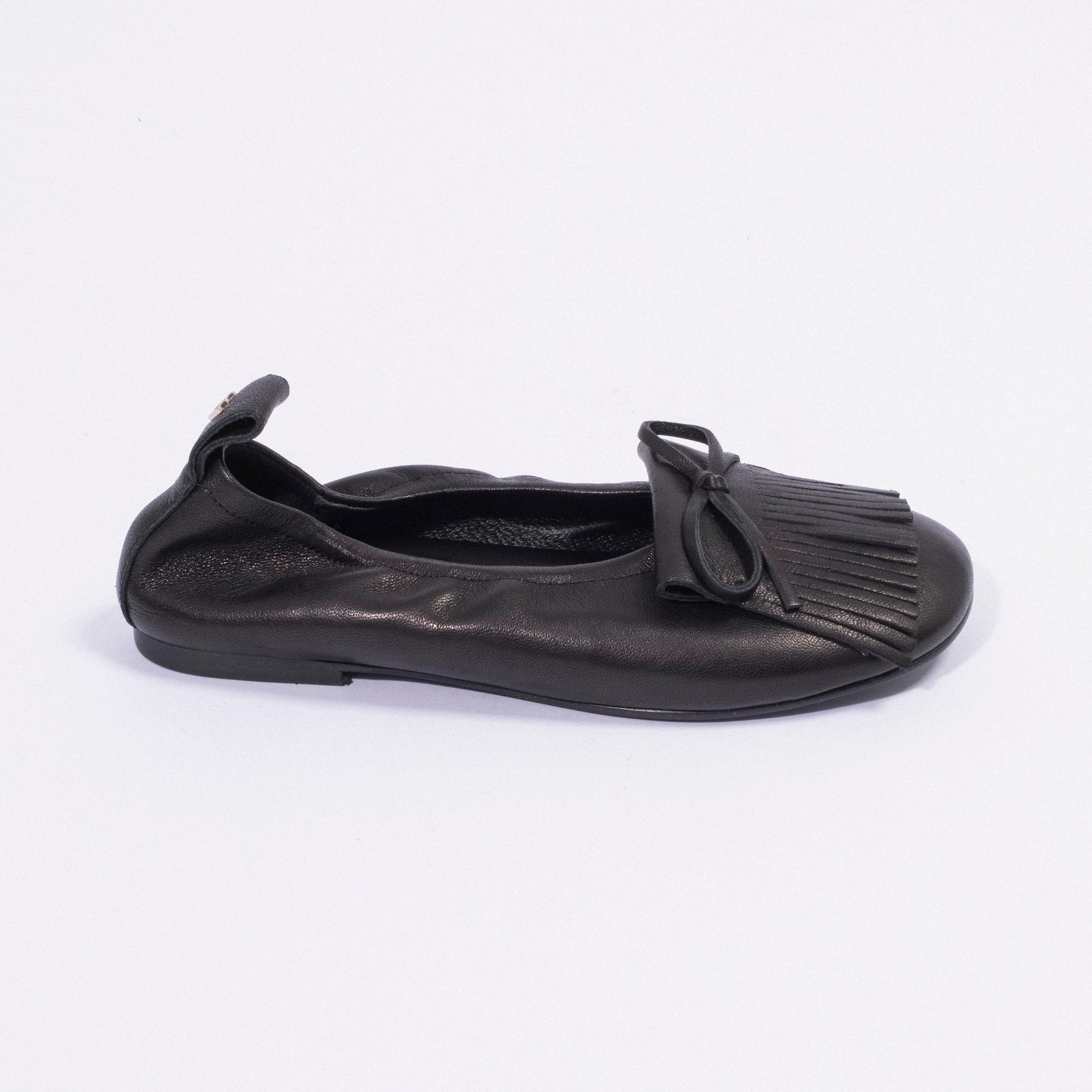 [OPEN YY] BUN FRINGE FLAT _ BLACK