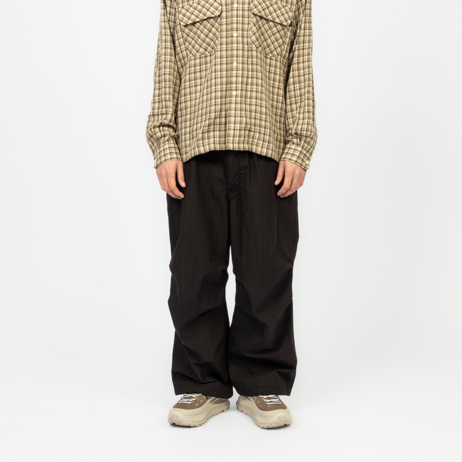 [SEDAN ALL-PURPOSE] VINTAGE WASHED OVER EASY PANTS _ BLACK