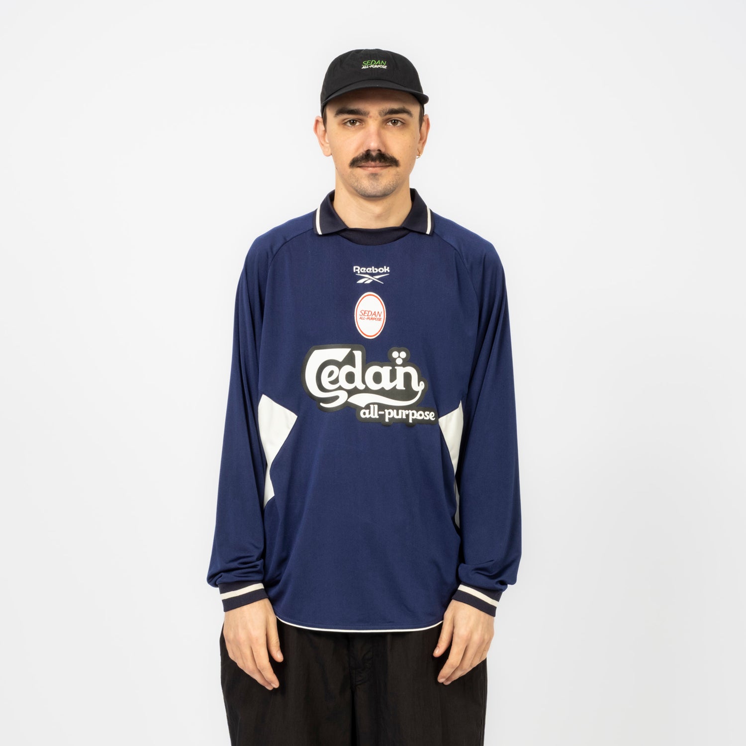 [SEDAN ALL-PURPOSE x REEBOK] LS GAME SHIRT _ NAVY