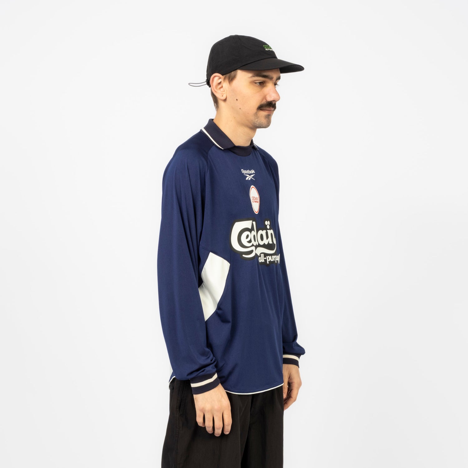 [SEDAN ALL-PURPOSE x REEBOK] LS GAME SHIRT _ NAVY