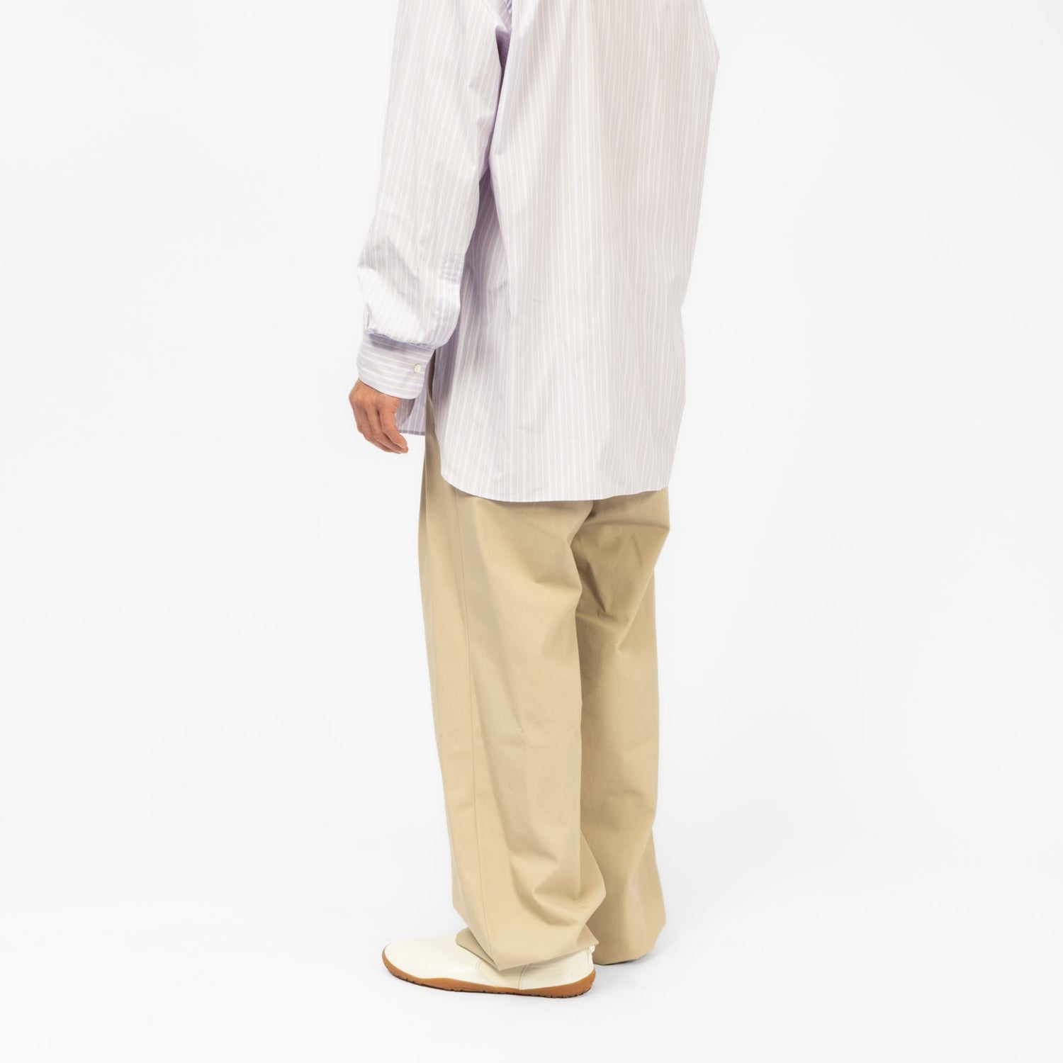 URU TOKYO] INVERTED PLEATS PANTS _ BEIGE