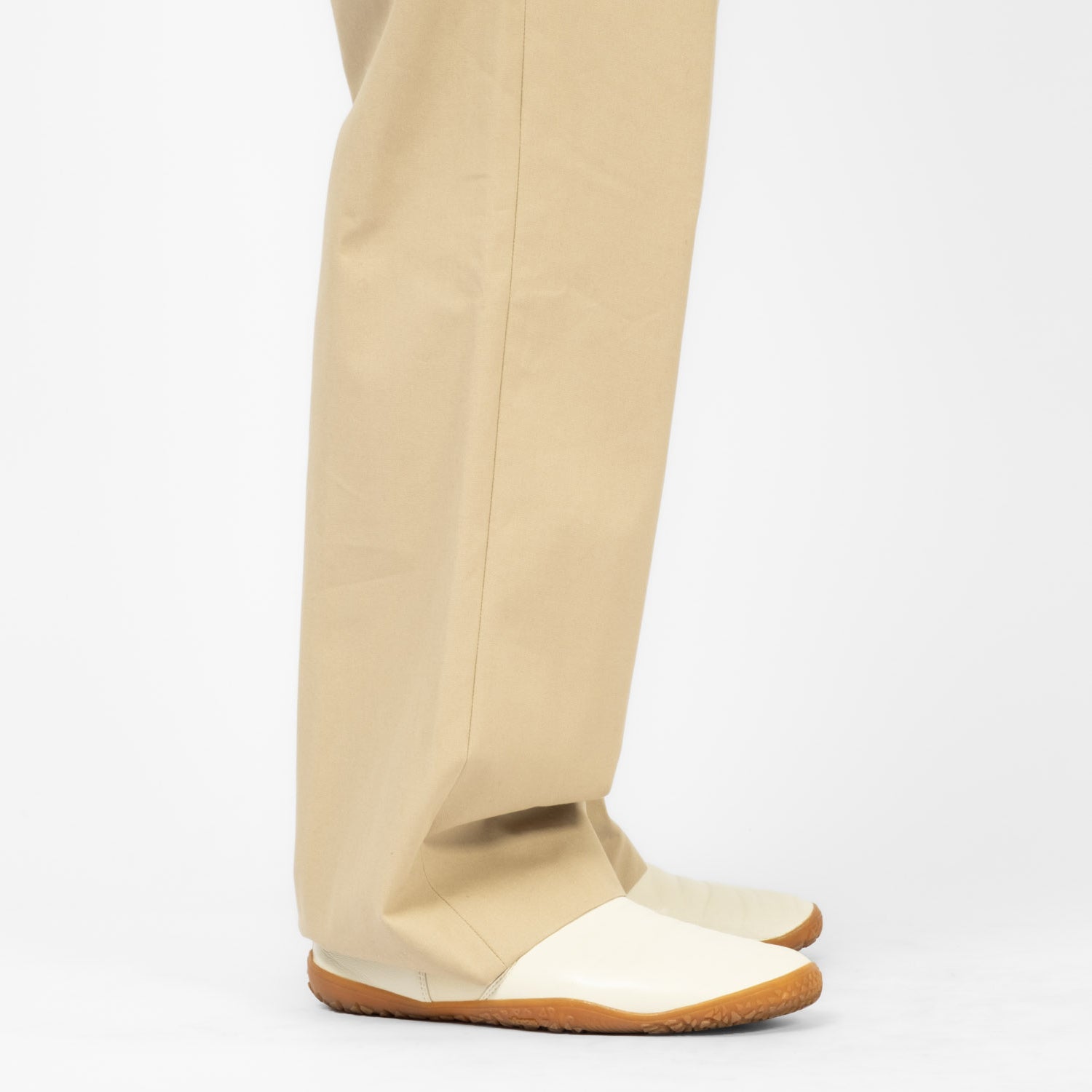 URU TOKYO] INVERTED PLEATS PANTS _ BEIGE