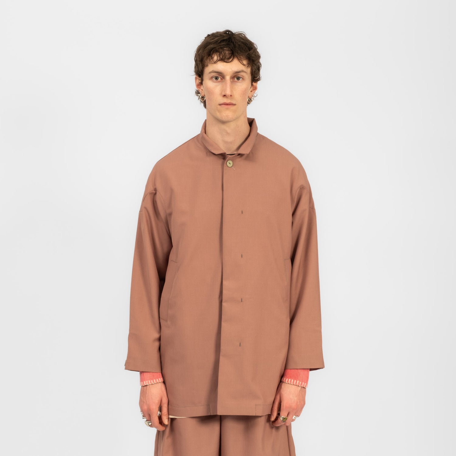 [INSULAiRE] LOI COAT _ ROSE BROWN