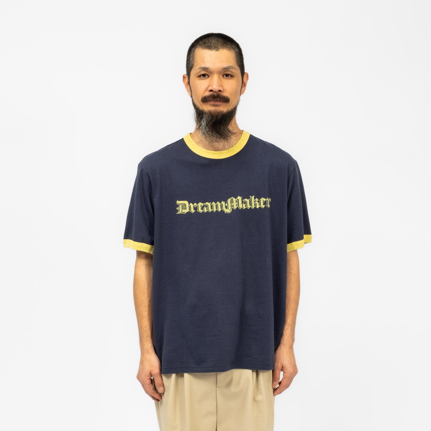 [URU TOKYO] CREW NECK S/S TEE _ NAVY