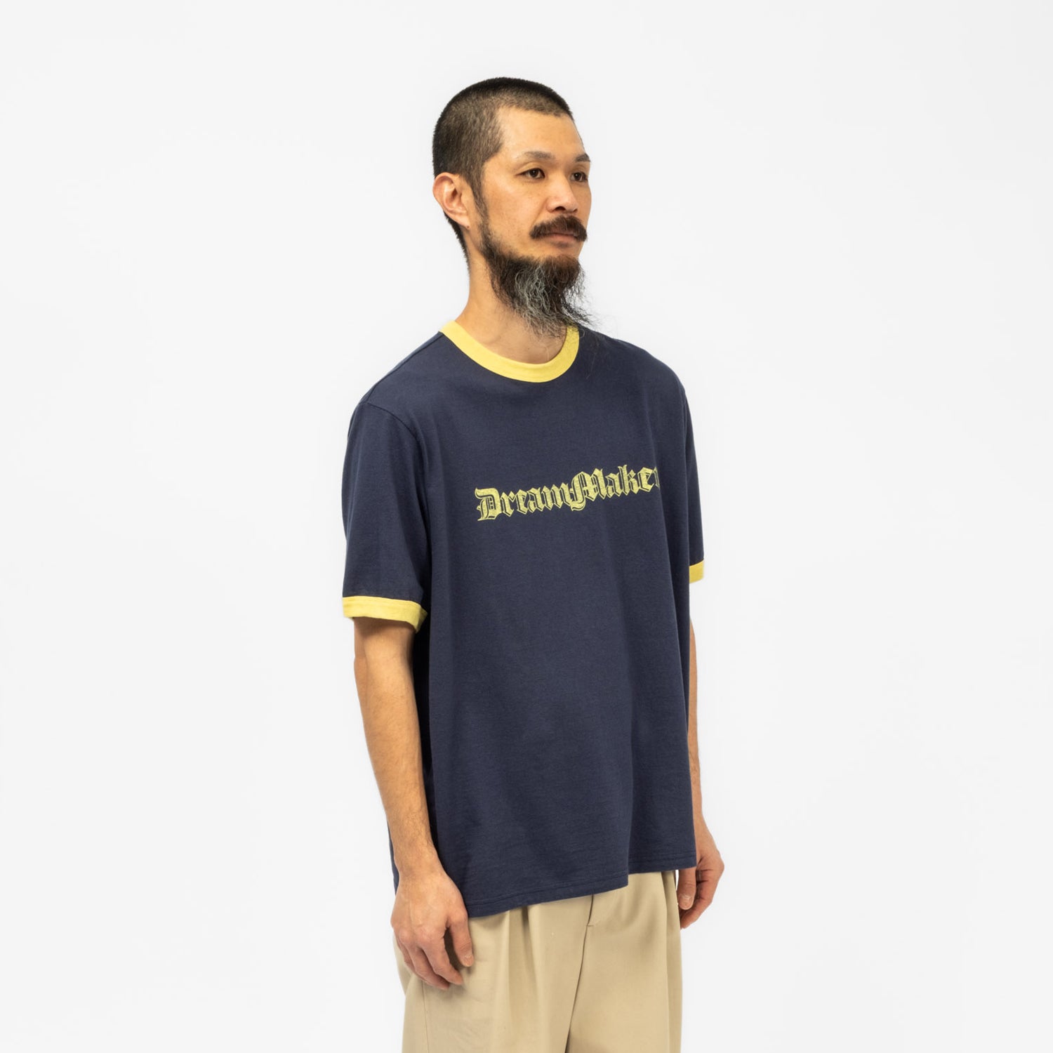 [URU TOKYO] CREW NECK S/S TEE _ NAVY