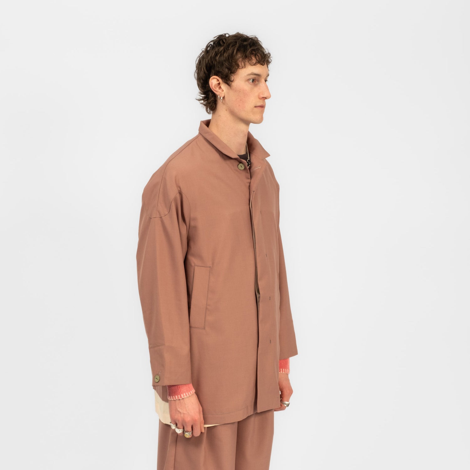 [INSULAiRE] LOI COAT _ ROSE BROWN