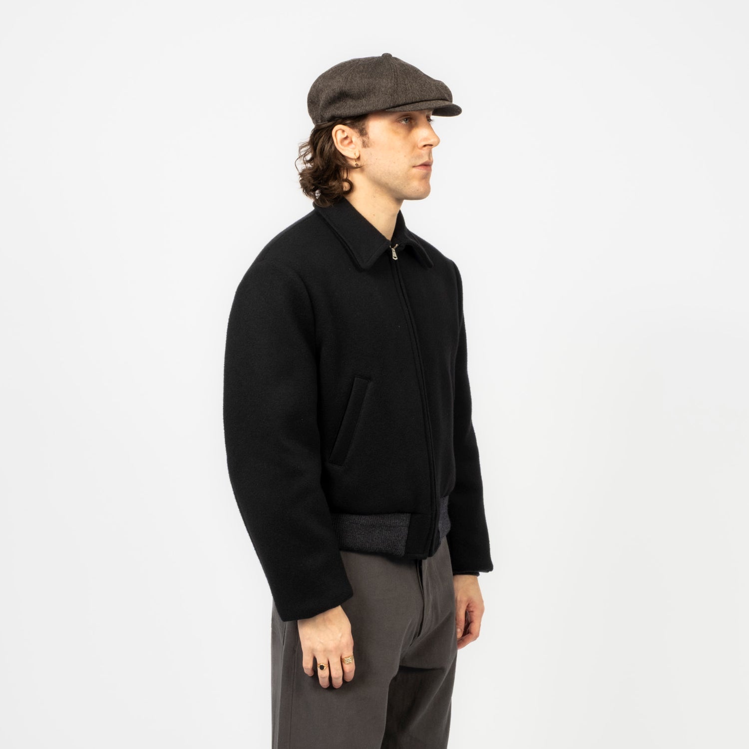 [T.T] LOT.321 SPORTS JACKET _ BLACK