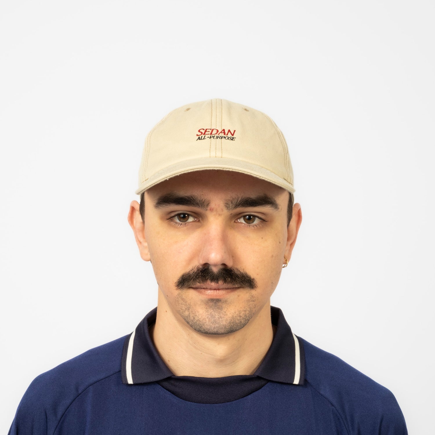 [SEDAN ALL-PURPOSE] OG LOGO COTTON TWILL BB CAP _ LIGHT KHAKI