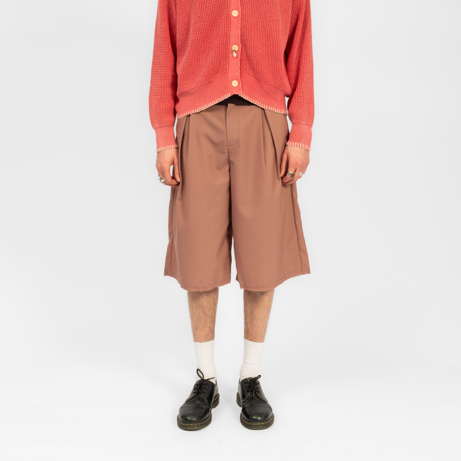 [INSULAiRE] SPILL SHORT _ ROSE BROWN