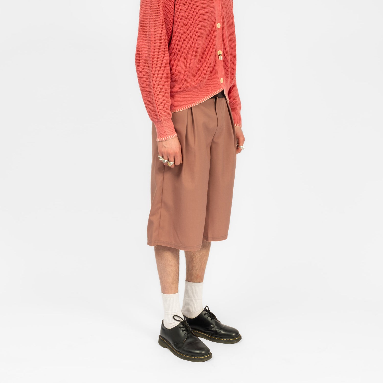 [INSULAiRE] SPILL SHORT _ ROSE BROWN