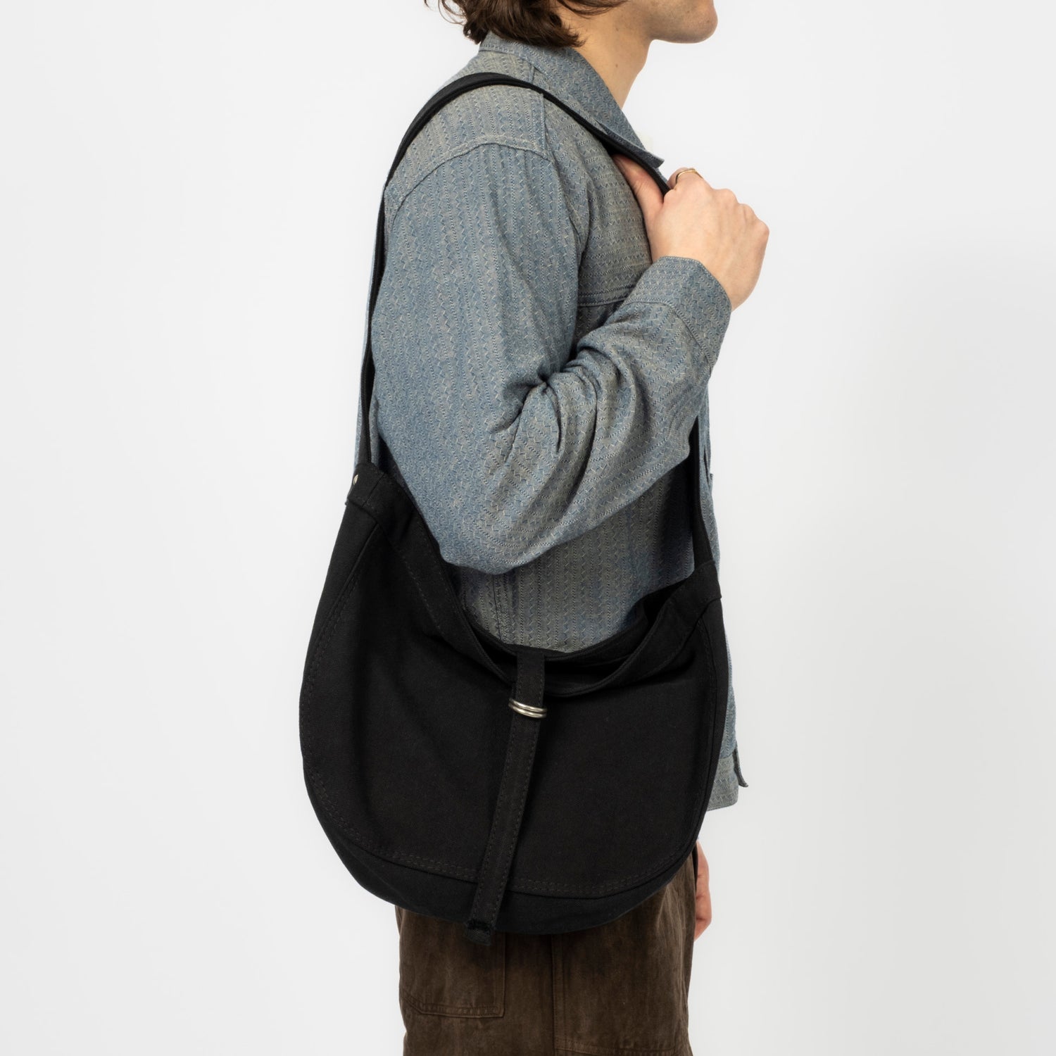 [T.T] LOT.018 NEWSBOY BAG SMALL _ BLACK