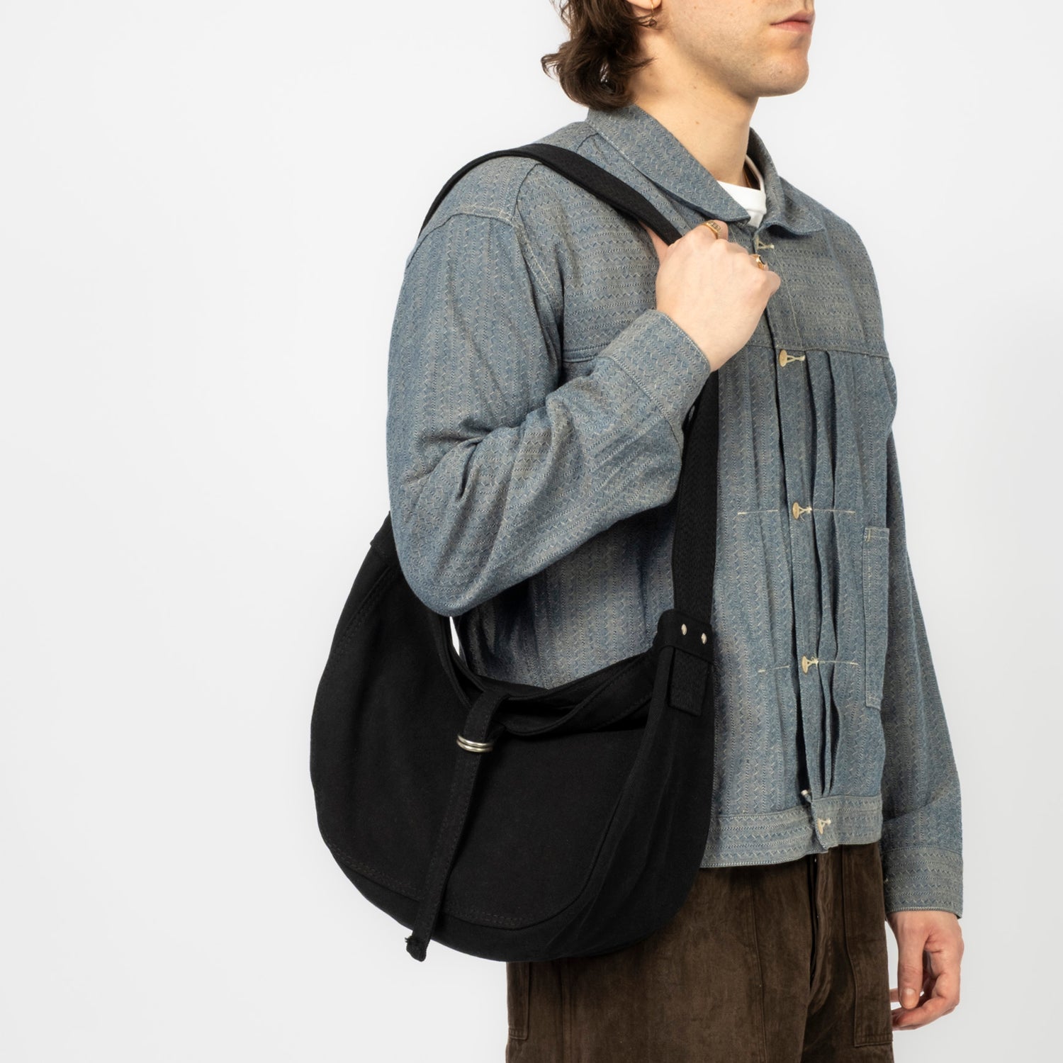 [T.T] LOT.018 NEWSBOY BAG SMALL _ BLACK