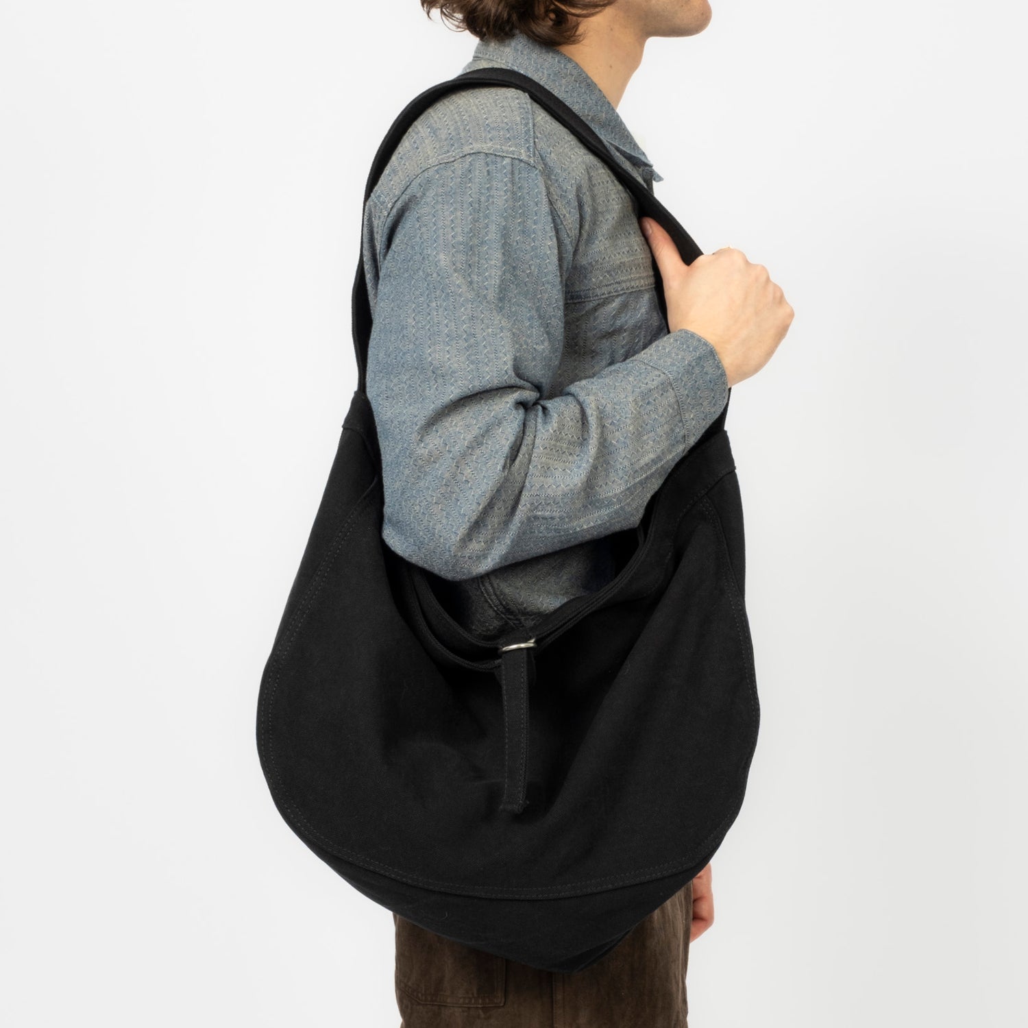 [T.T] LOT.004 NEWSBOY BAG _ BLACK