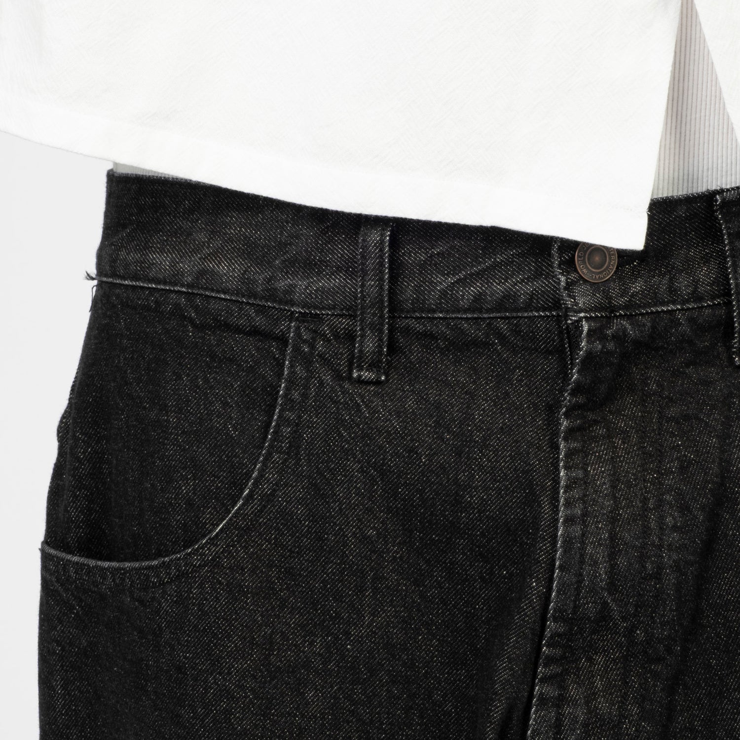 SEDAN ALL-PURPOSE] BAGGY JEANS _ BLACK