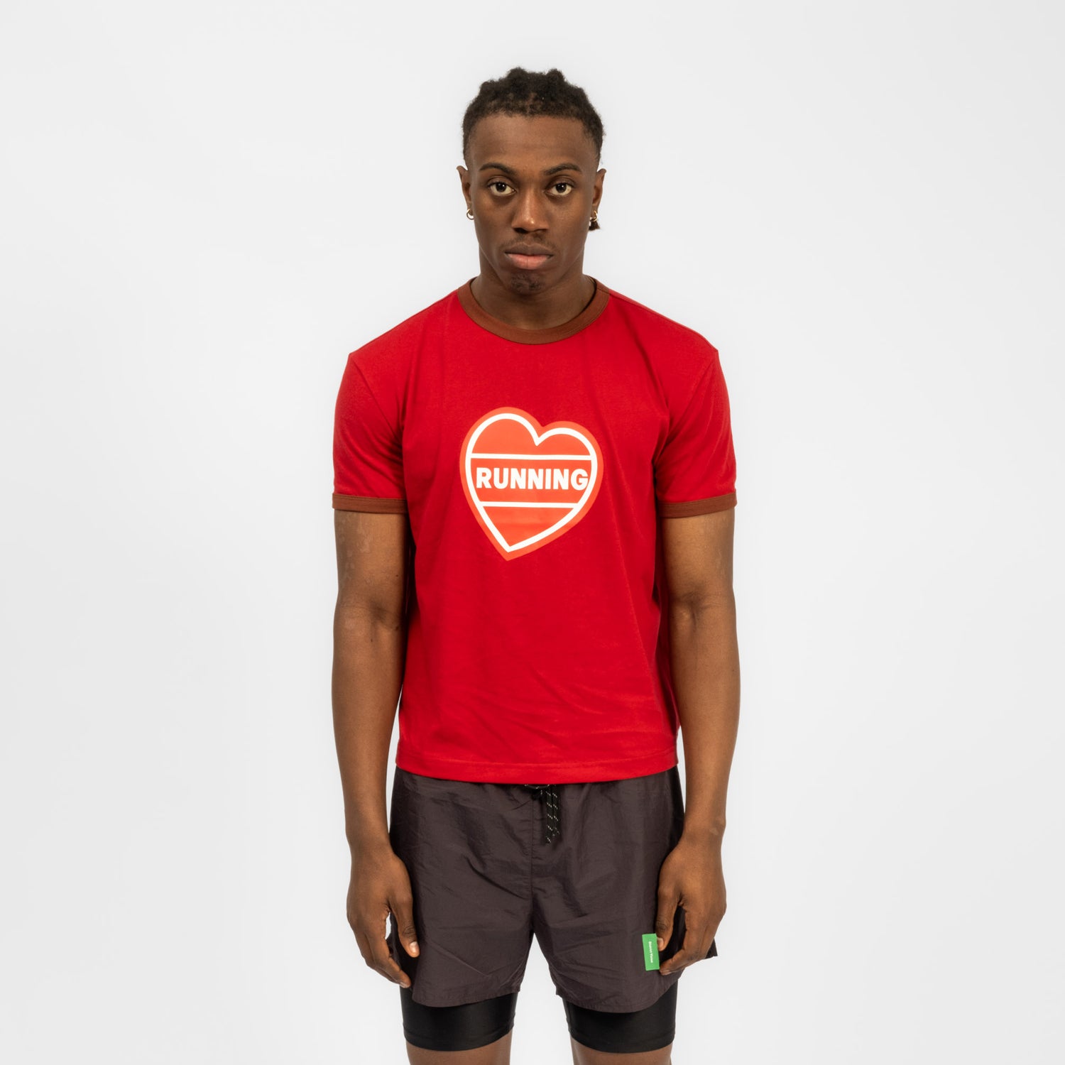 [ALEX ZONO] RINGER TEE _ MAROON