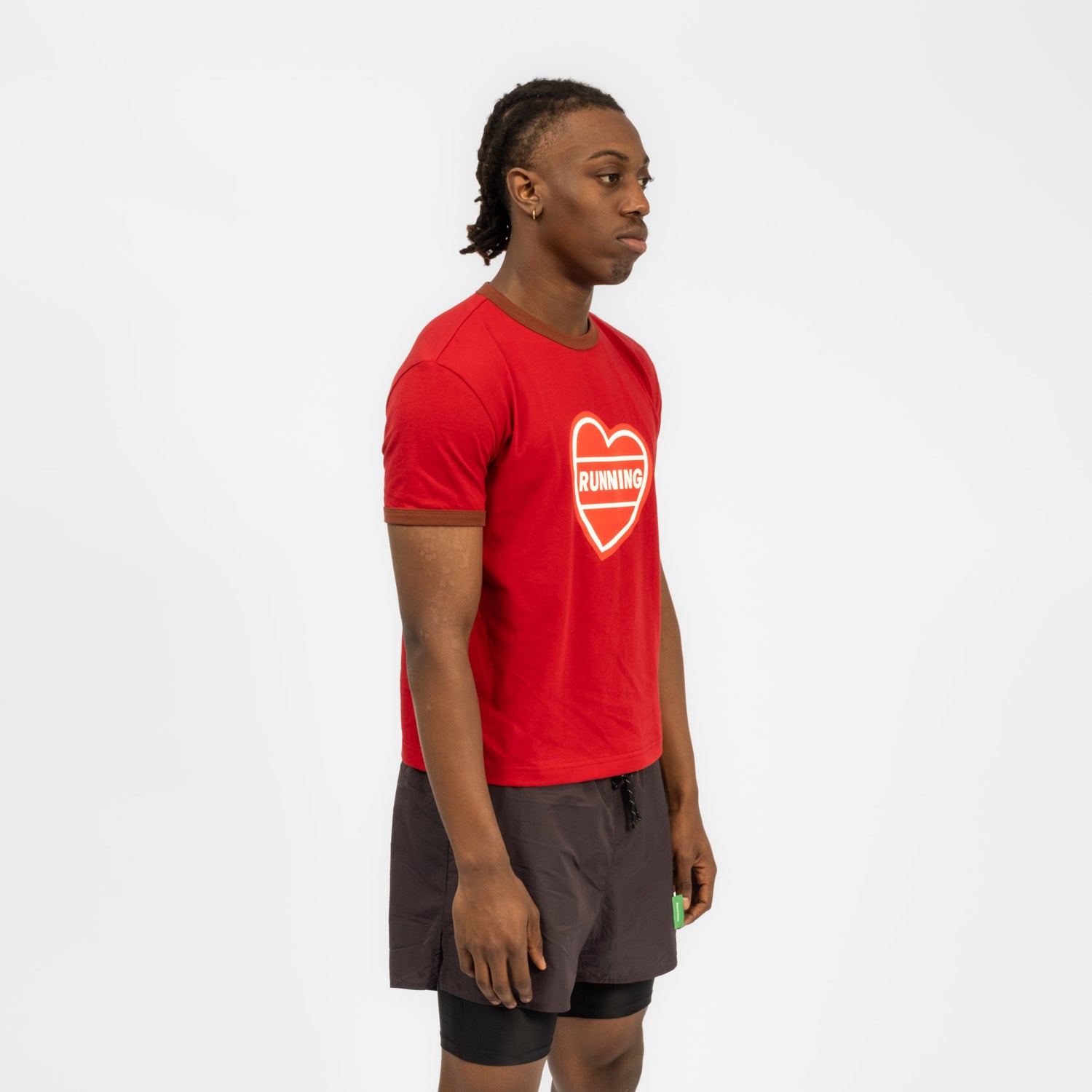 [ALEX ZONO] RINGER TEE _ MAROON