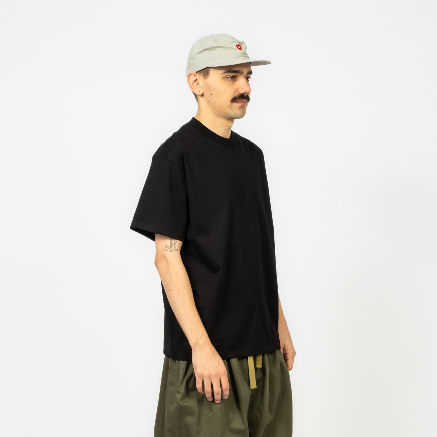 [IS-NESS] 2-PACK T-SHIRT _ BLACK