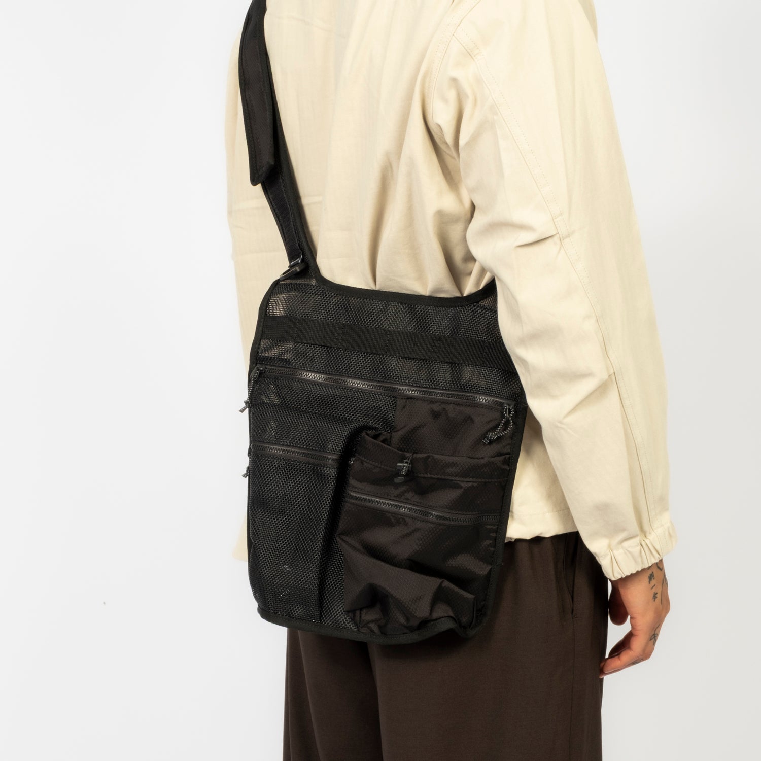 [SNOW PEAK] MESH BAG ONE _ BLACK