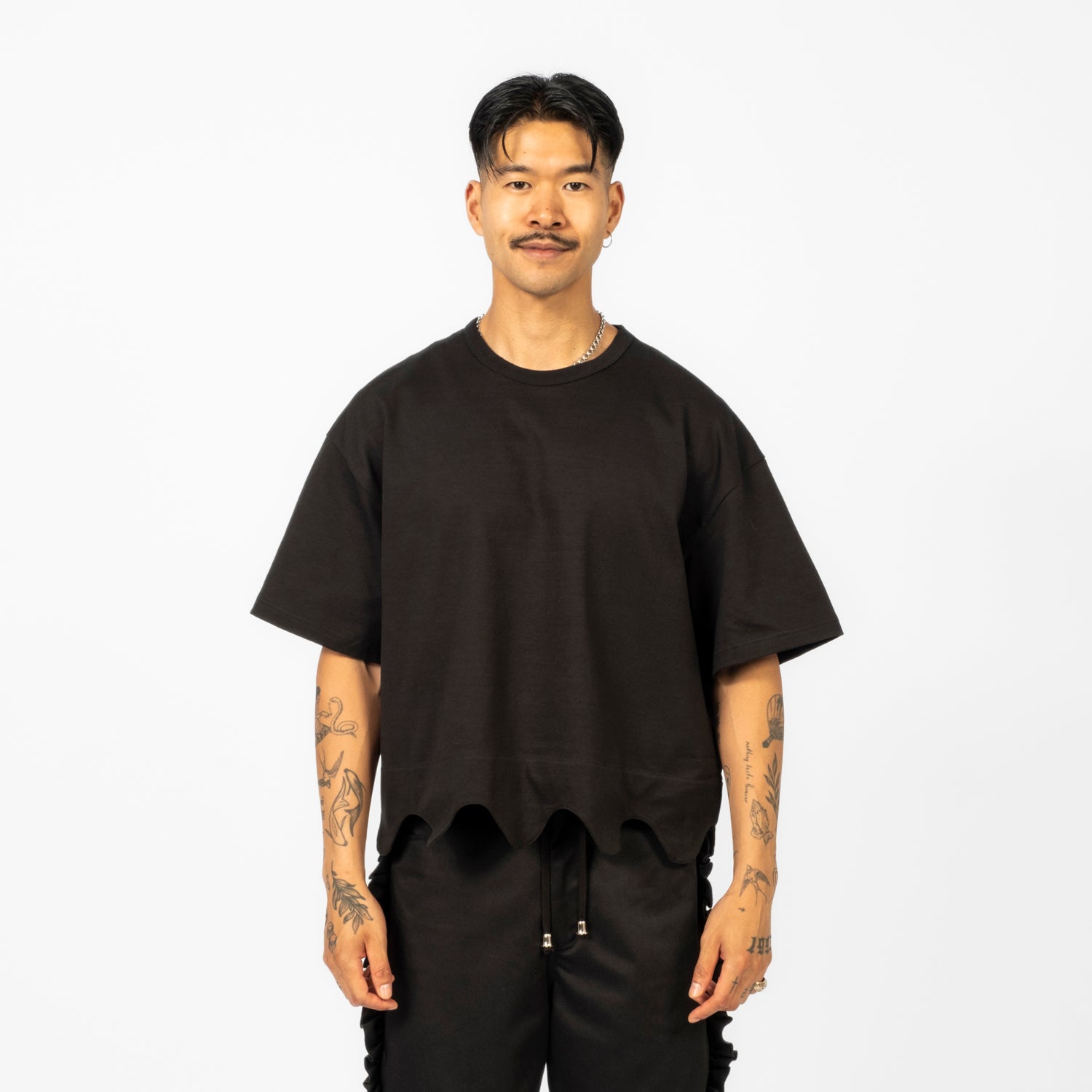 [NICK GEAR] WAVE T-SHIRT _ BLACK