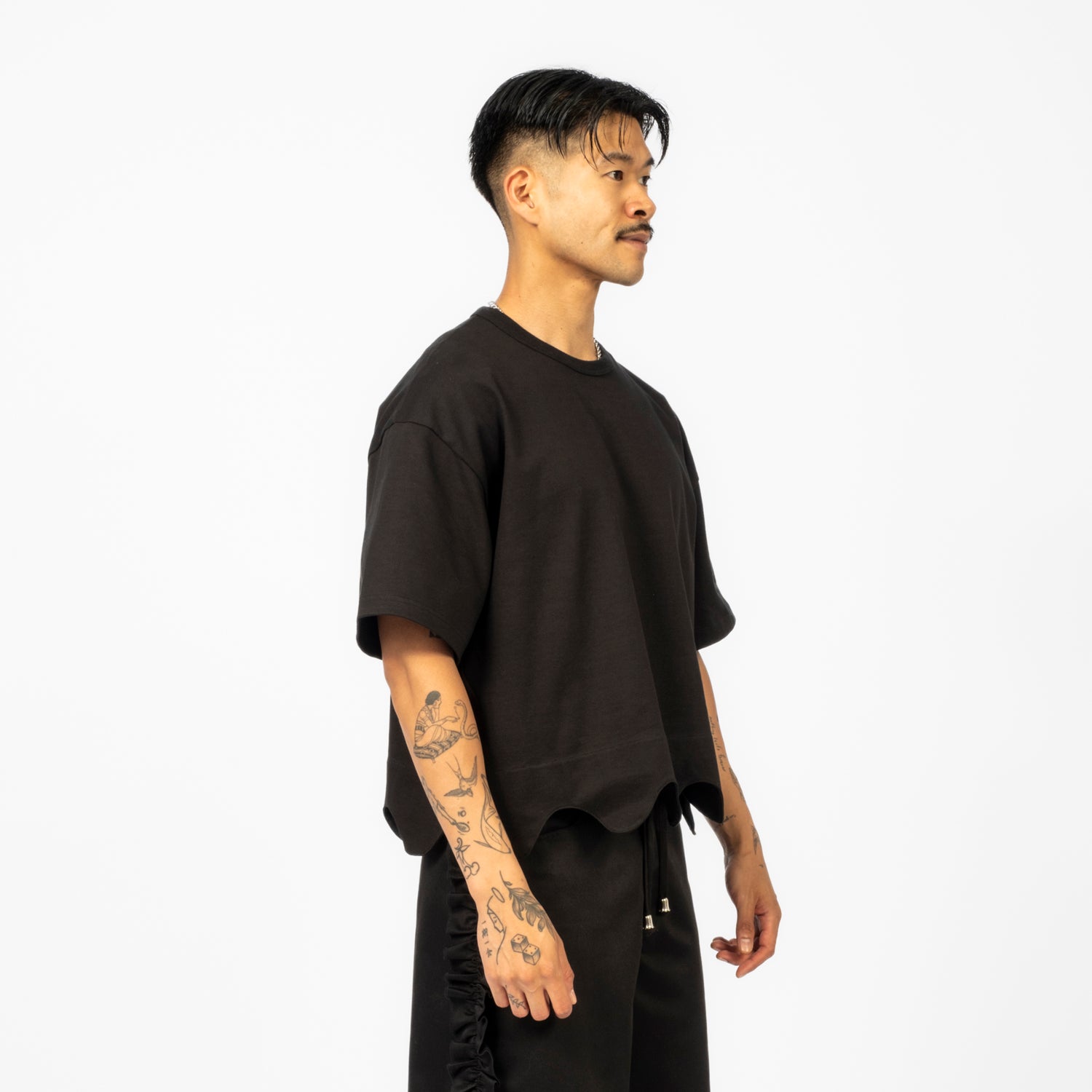 [NICK GEAR] WAVE T-SHIRT _ BLACK
