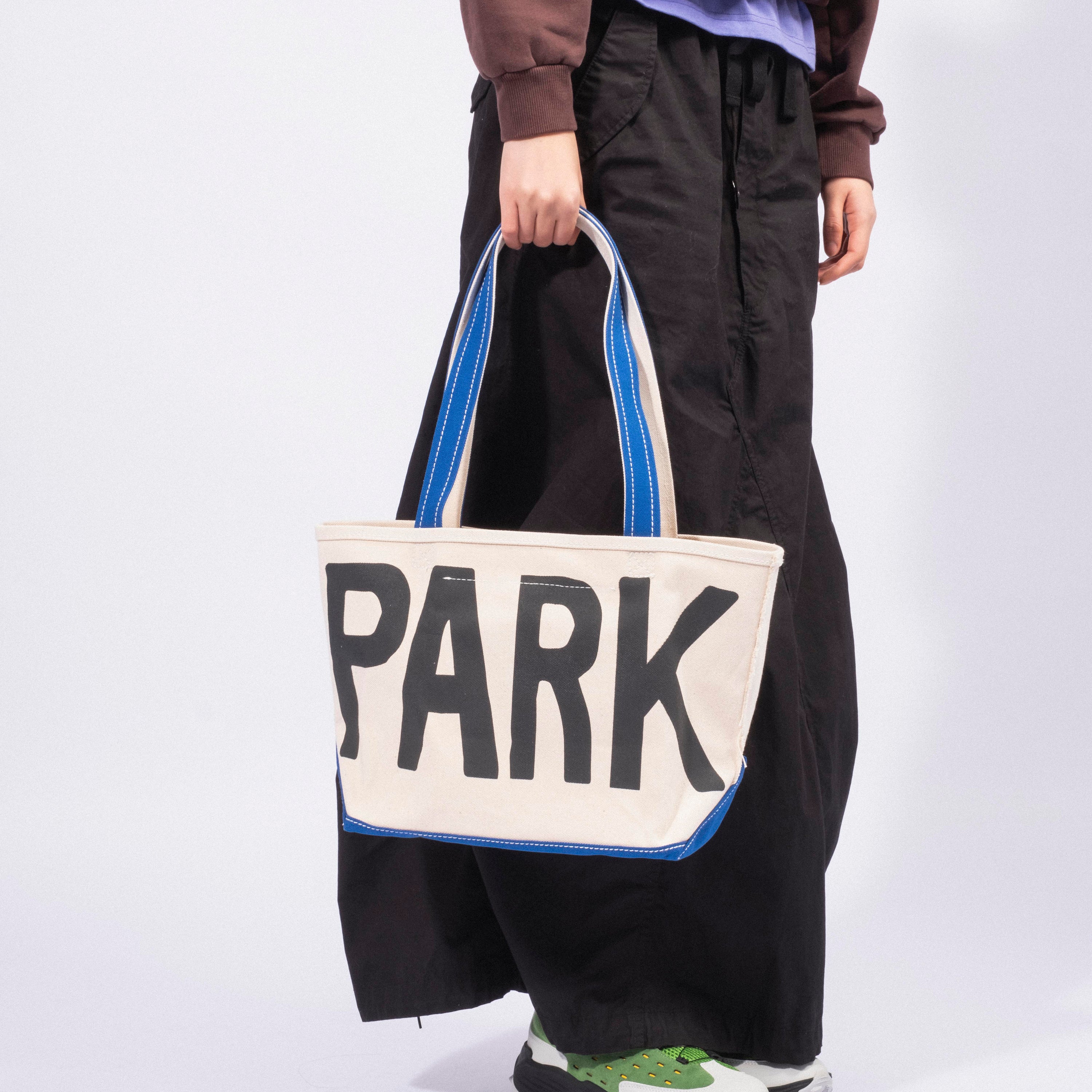 [COLLECT PIECES] IDEA ED TOTE _ BLUE/NATURAL
