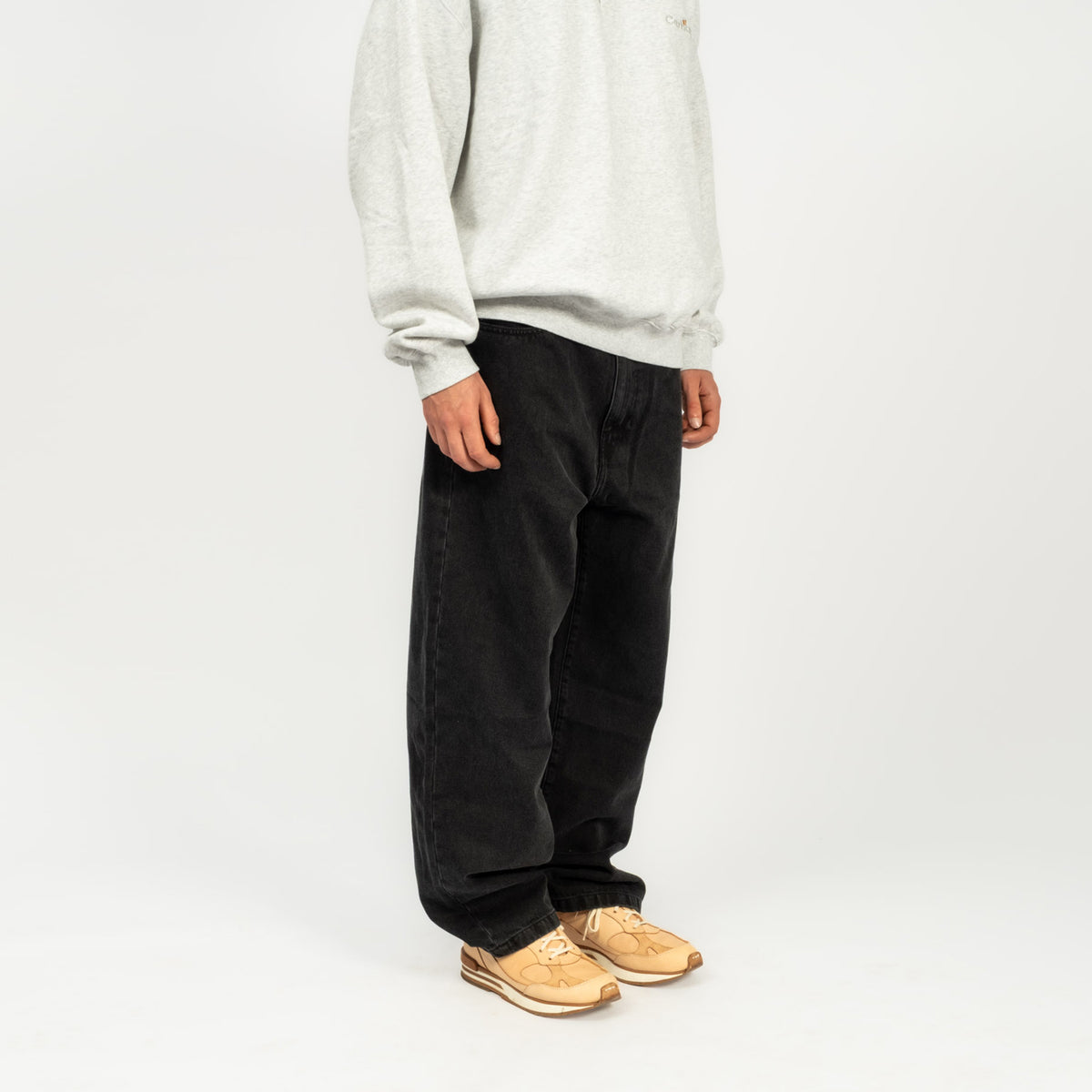 [CARHARTT] LANDON PANT _ BLACK STONE WASHED