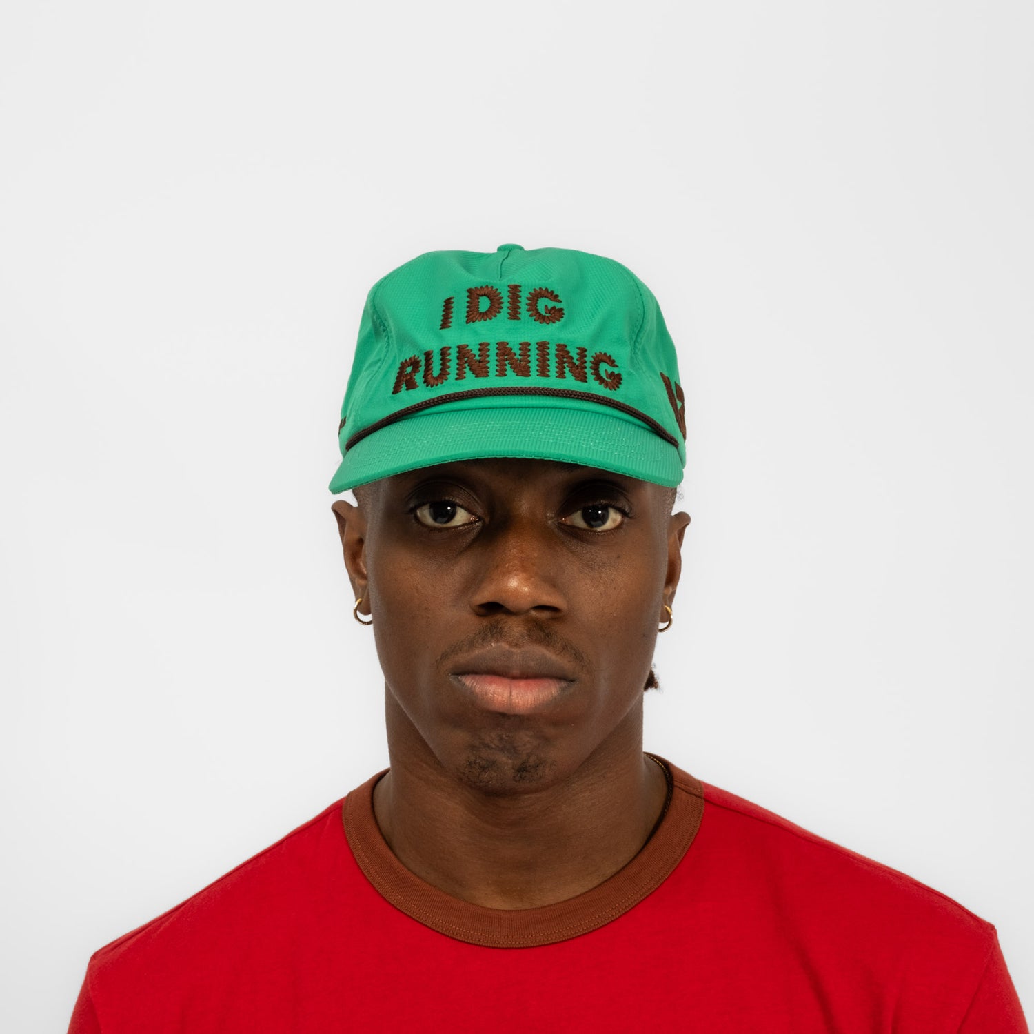 [ALEX ZONO] 'I DIG RUNNING' MAGNET TRUCKER _ GREEN