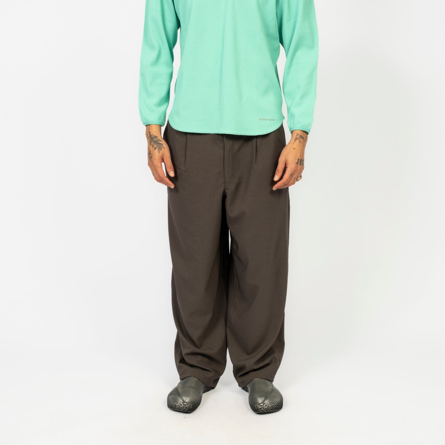 [SNOW PEAK] RELAX DRY WIDE PANTS _ SMOKE GREY