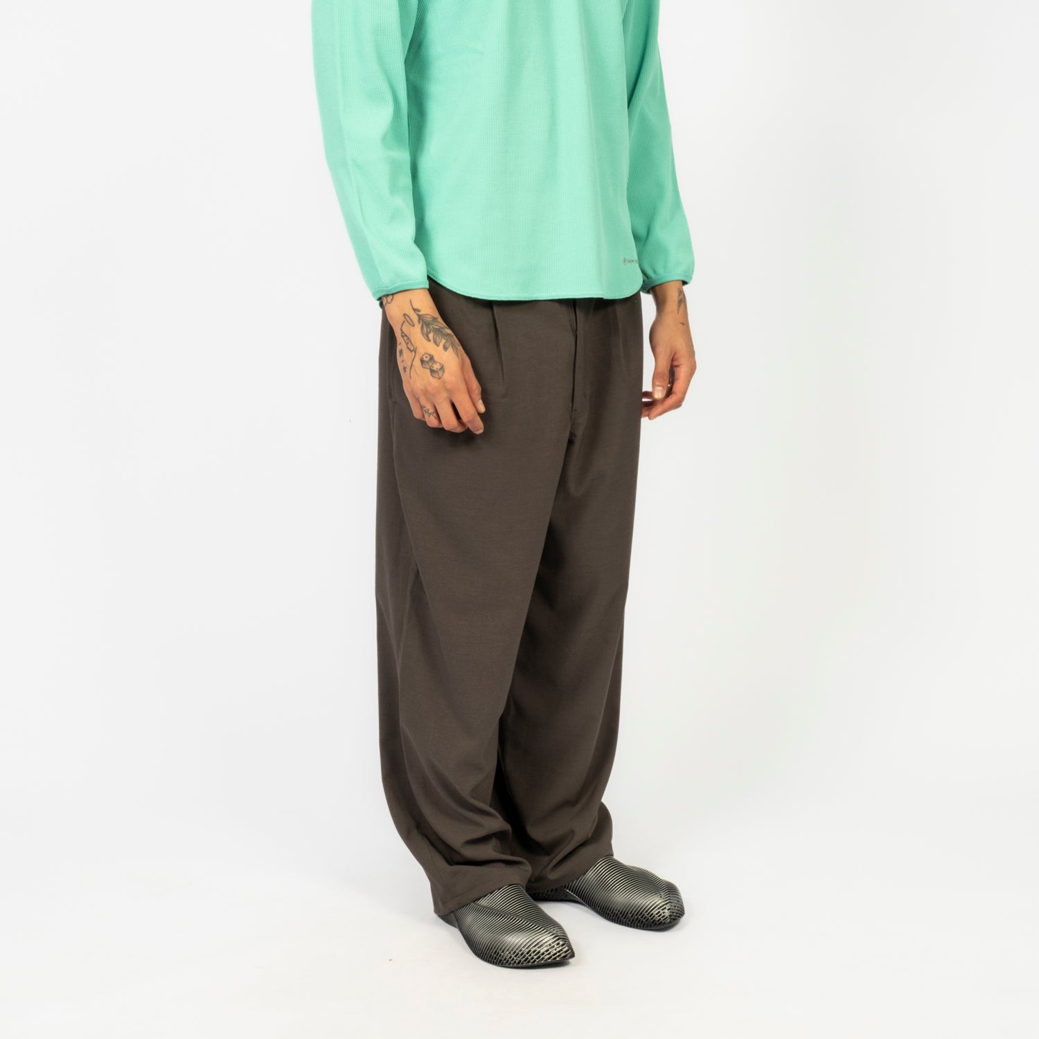 [SNOW PEAK] RELAX DRY WIDE PANTS _ SMOKE GREY