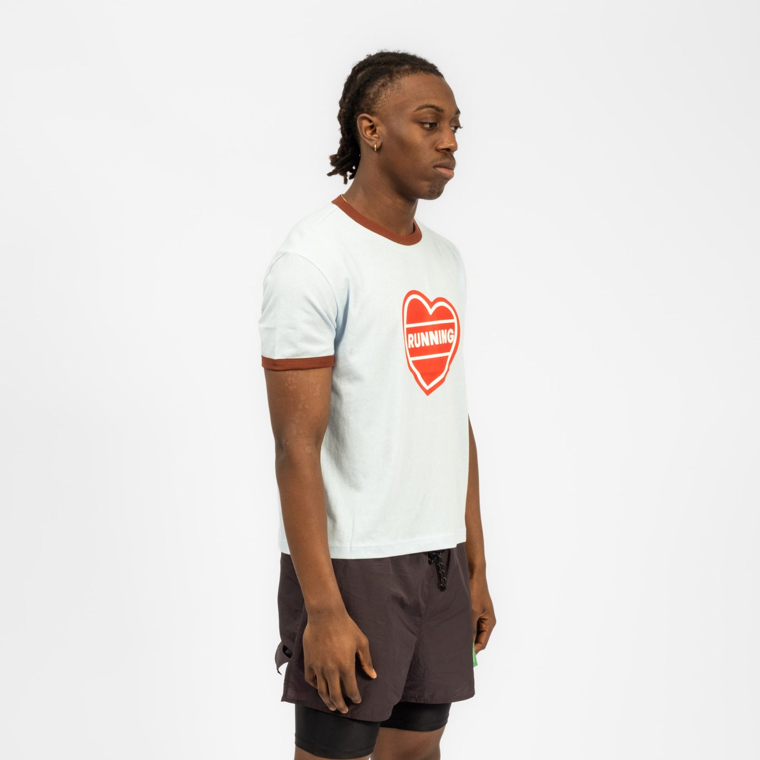 [ALEX ZONO] RINGER TEE _ BLUE
