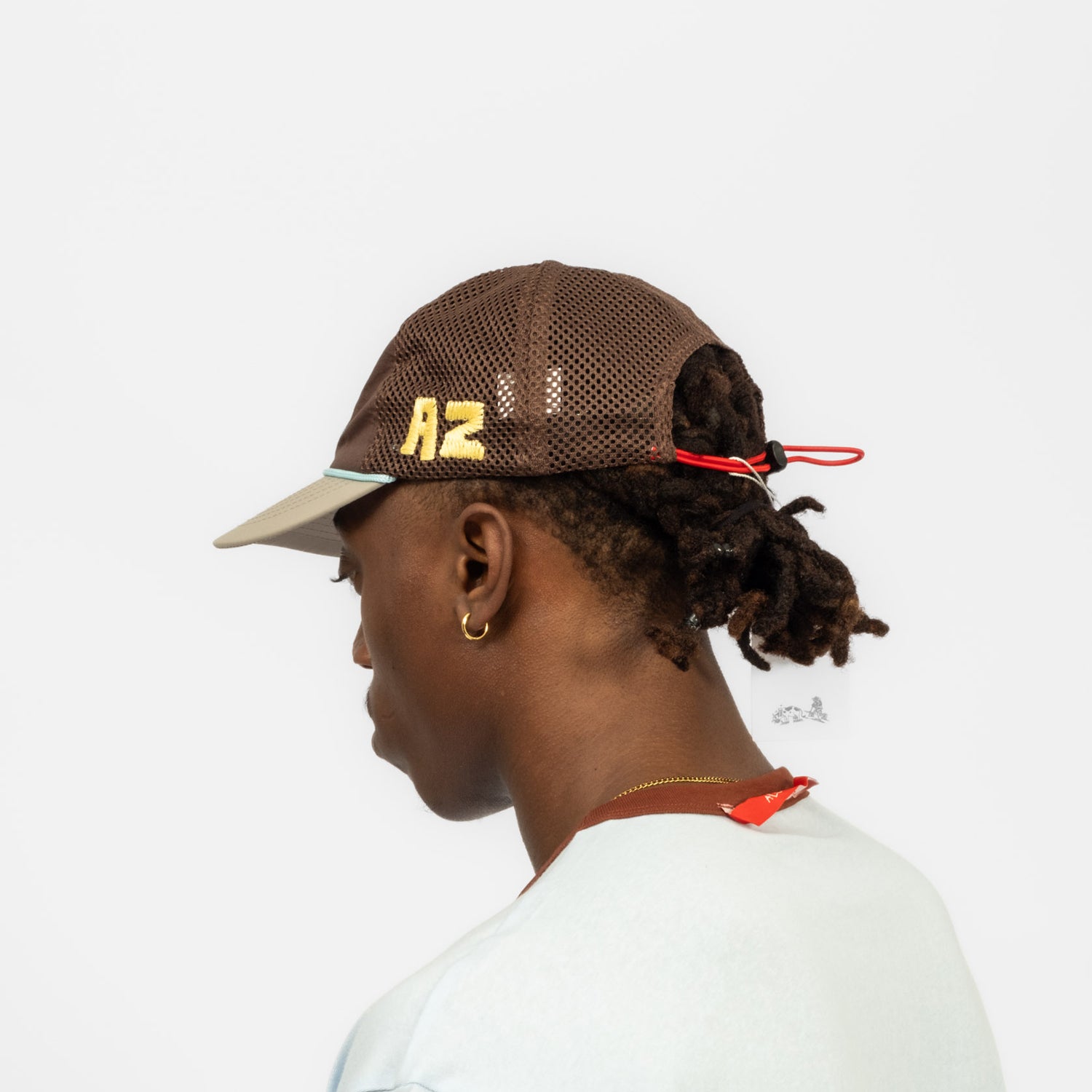 ALEX ZONO] 'RUNNING ROCKS' TRUCKER _ BROWN