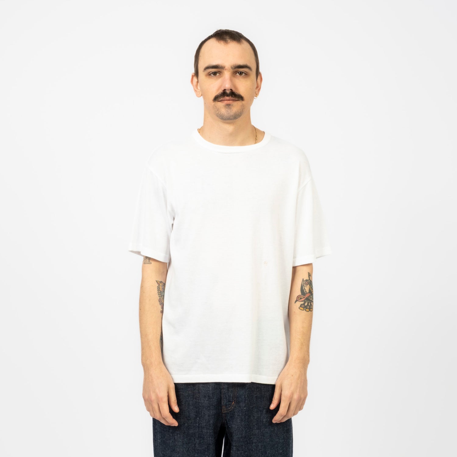 [NANAMICA] LOOPWHEEL COOLMAX JERSEY TEE _ WHITE
