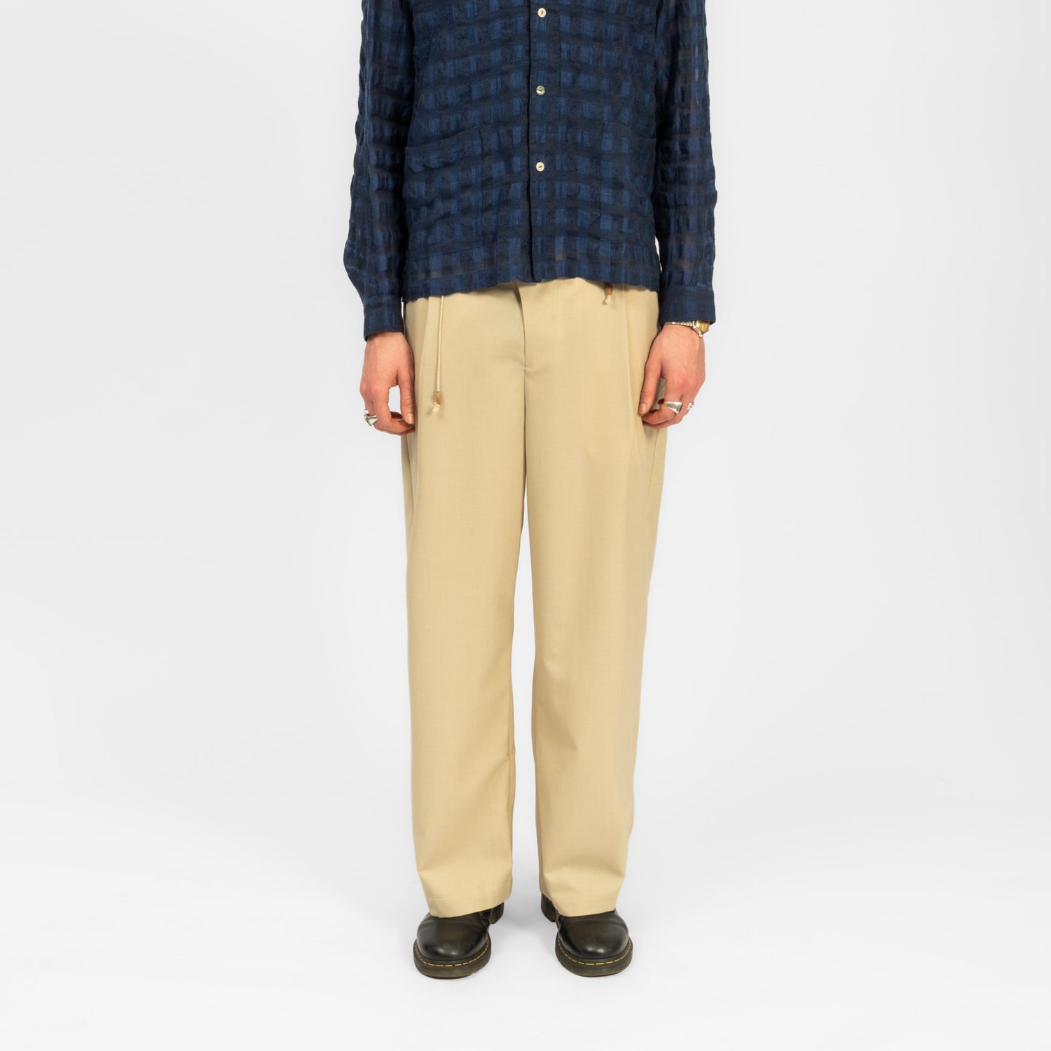 [INSULAiRE] COAST SUIT PANTS _ OLIVE GREEN