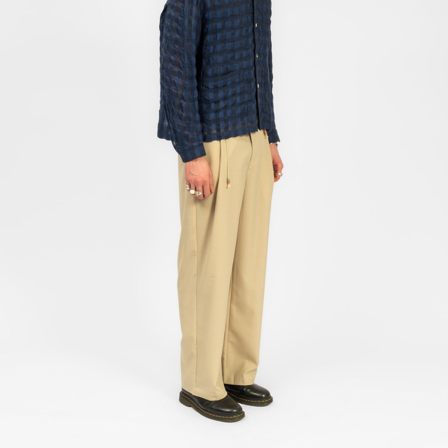 [INSULAiRE] COAST SUIT PANTS _ OLIVE GREEN