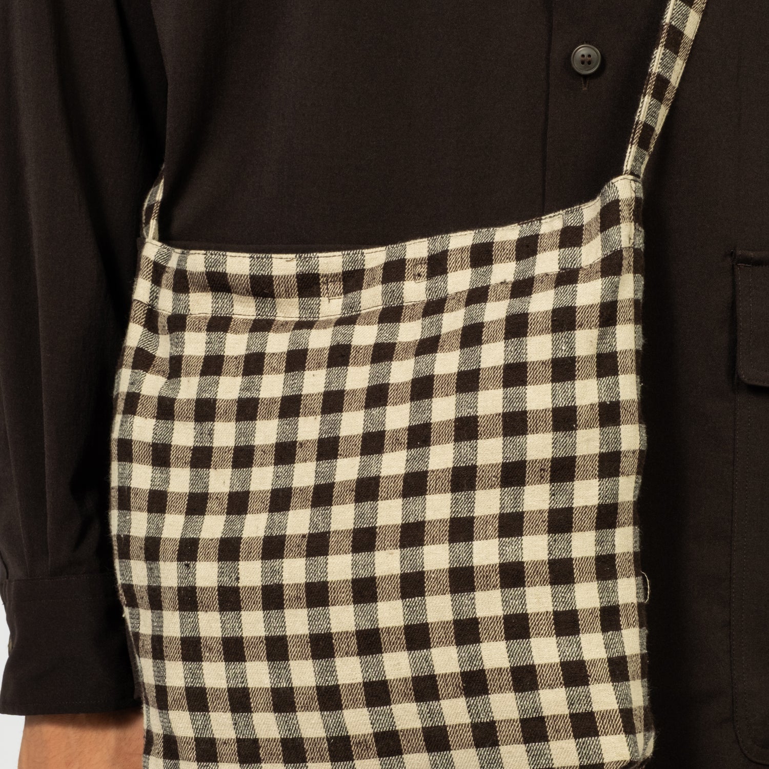 [YOKO SAKAMOTO] RESEARCHER BAG MEDIUM _ GINGHAM