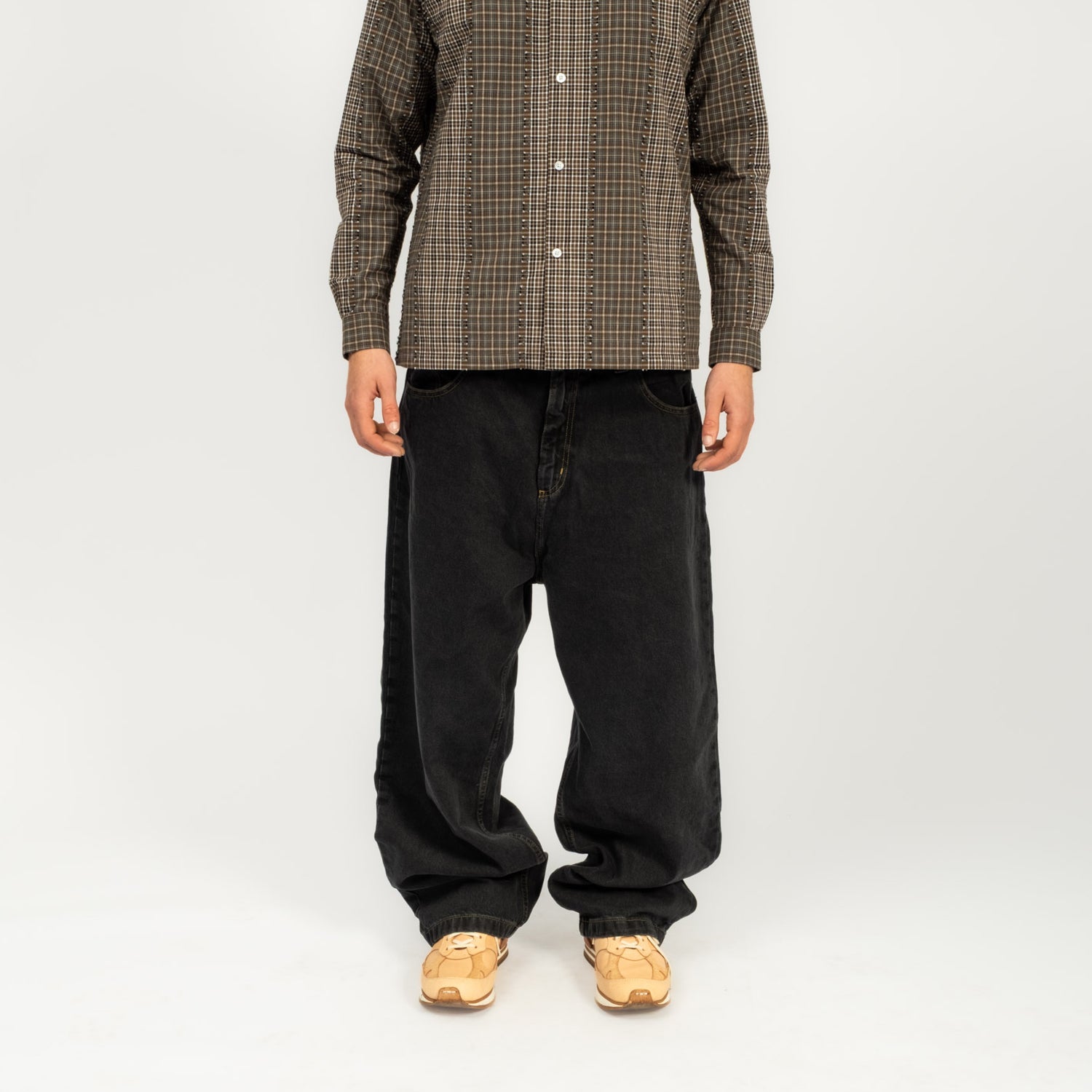 [CARHARTT] BRANDON PANT _ BLACK STONE WASHED