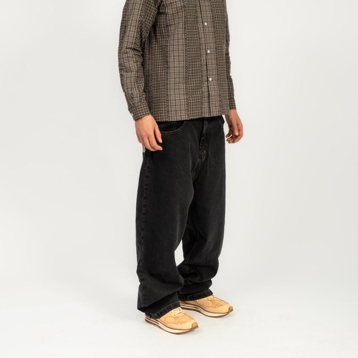 [CARHARTT] BRANDON PANT _ BLACK STONE WASHED