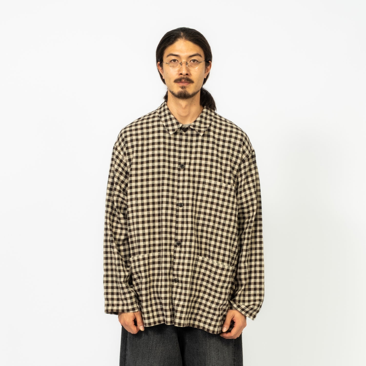 [YOKO SAKAMOTO] WORK SHIRT _ GINGHAM