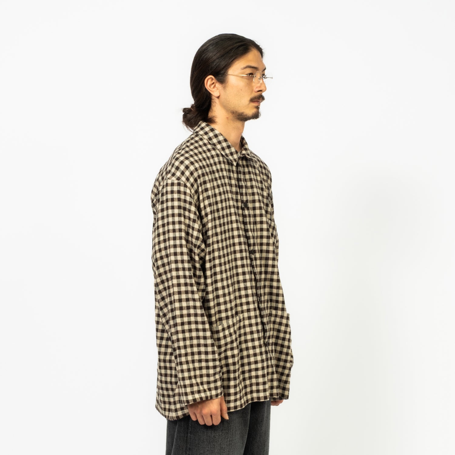 [YOKO SAKAMOTO] WORK SHIRT _ GINGHAM