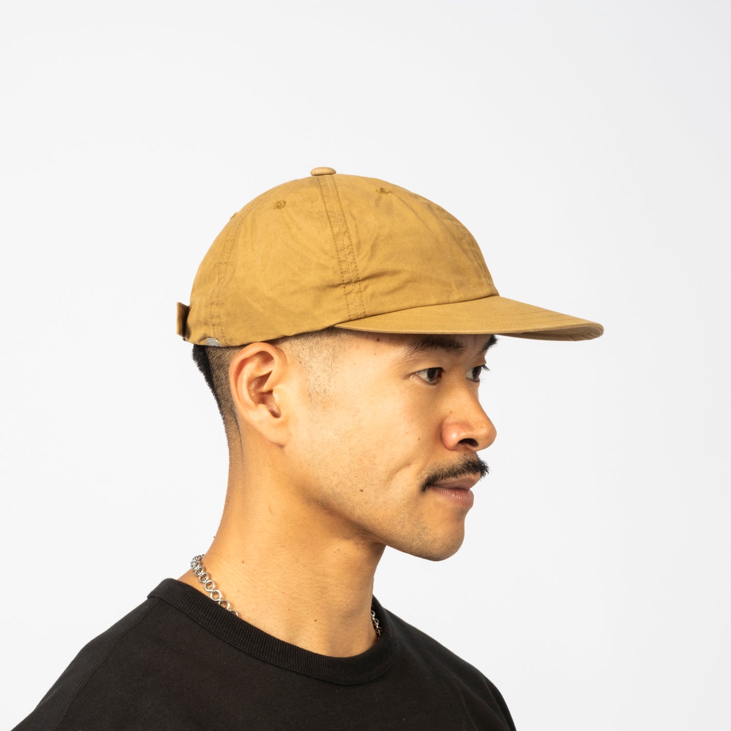 [DECHO] WAXED COTTON BALL CAP BUCKLE _ BEIGE